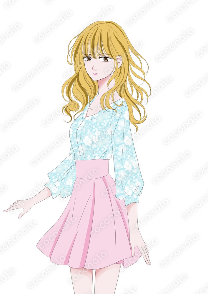 リアル寄りな女性イラスト