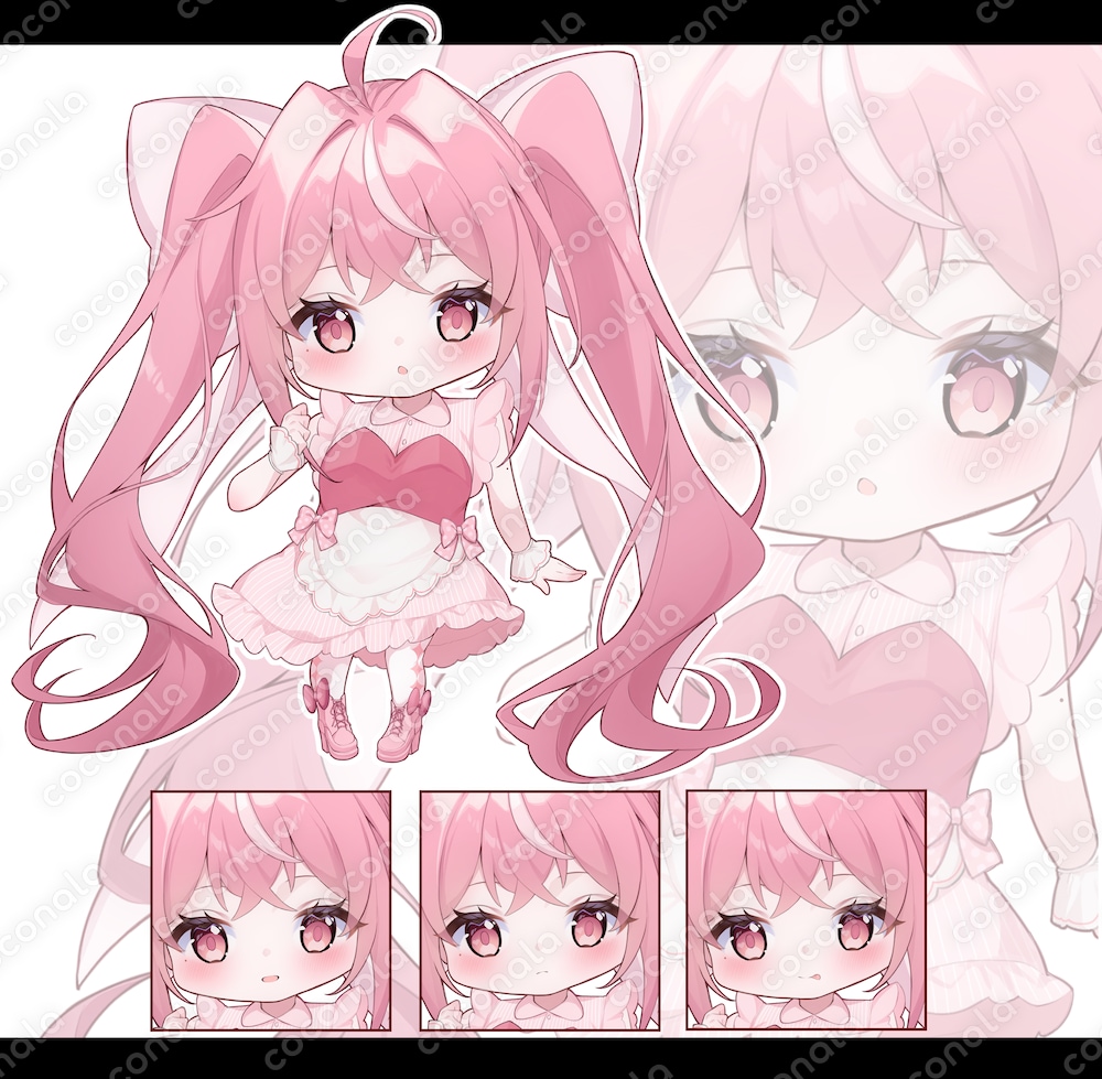 【デフォルメキャラクター】girl No.1