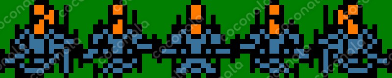 ファミコン風STGゲーム用ドット絵画像