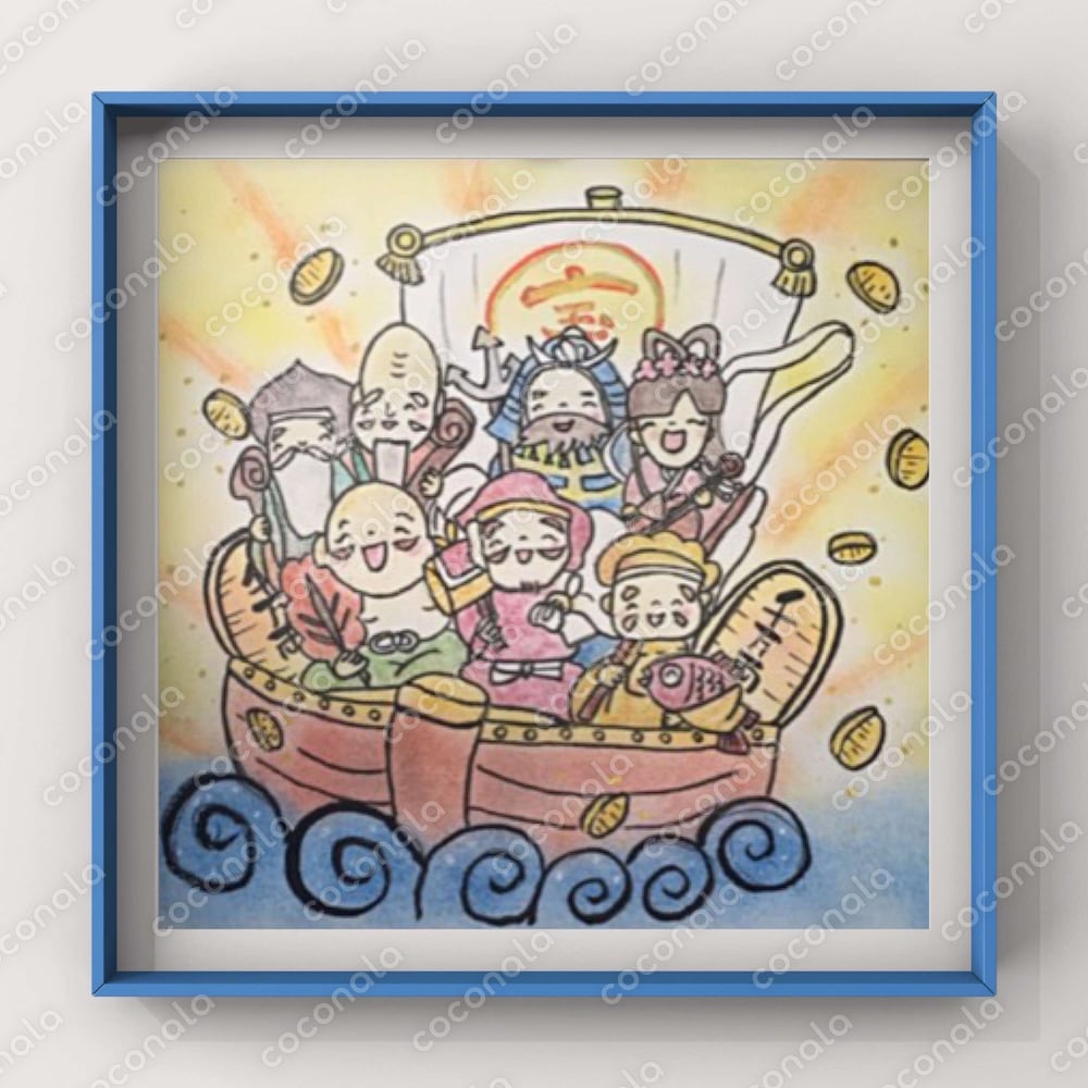 幸運を呼ぶ七福神アート