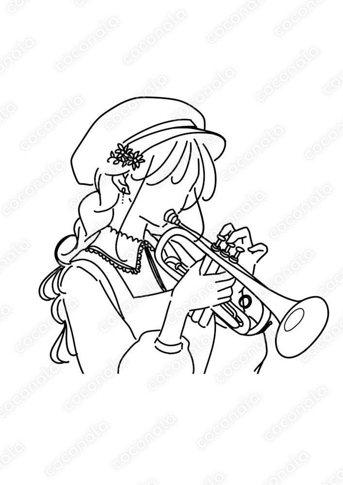 吹奏楽/ポスター/チラシ/素材/テンプレート/演奏会/告知/楽器/コンサート/挿絵/書籍の表紙