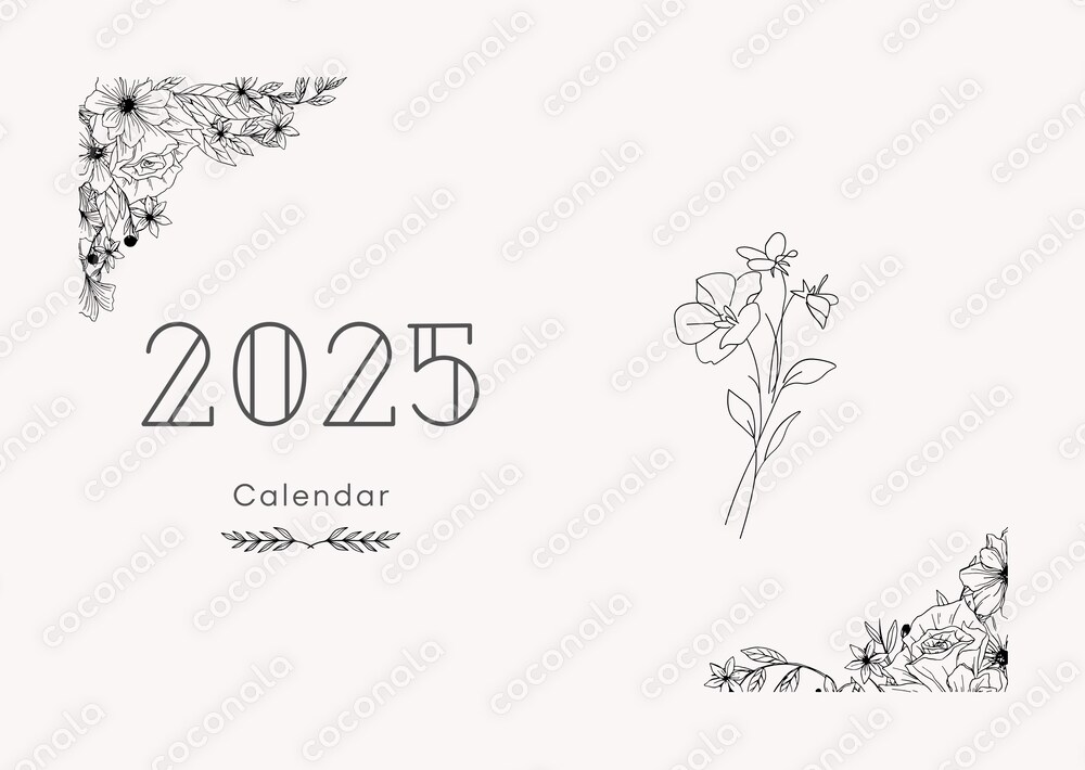 創作用『今日は何の日？』カレンダー【2025年版】