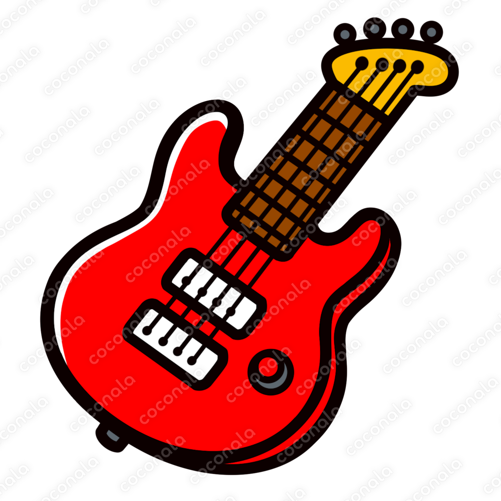 ワンコイン⁉️低音で支えるカッコよさ── ベースのイラストが登場です！