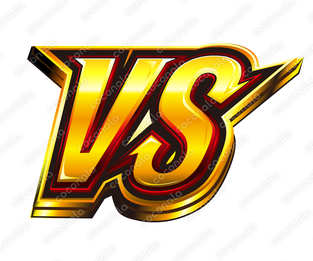 VS対決ロゴ_ゴールド