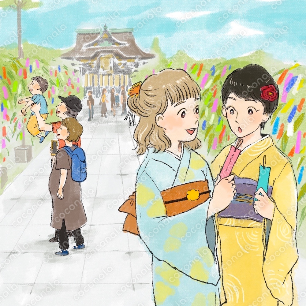 七夕祭りのイメージイラスト
