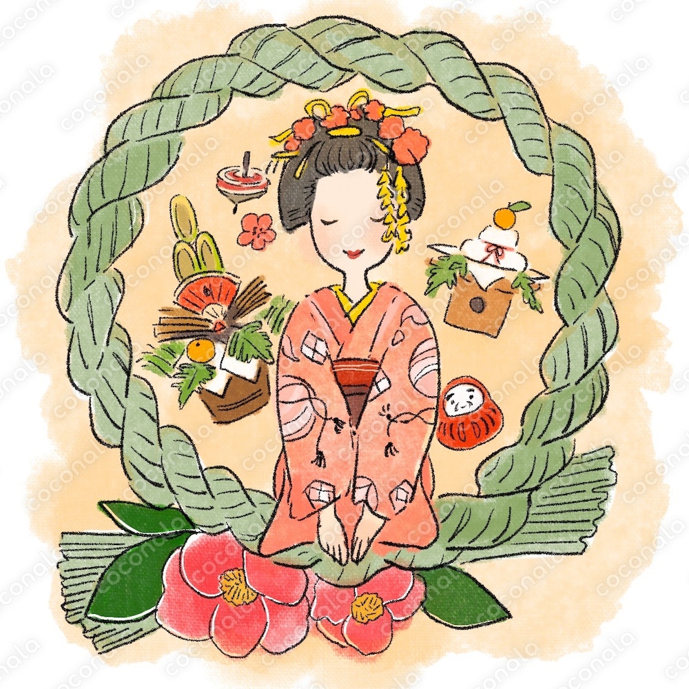 お正月のイメージイラスト