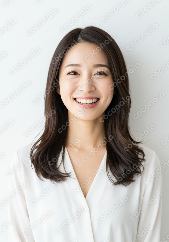 ナチュラルな笑顔のポートレート
