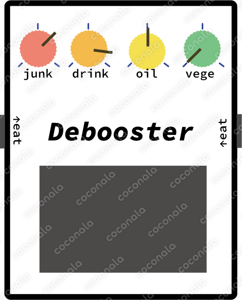 架空エフェクターシリーズ。食欲増進debooster