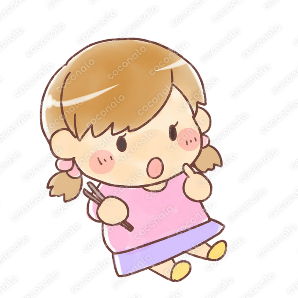 《こどもとやさい》女の子