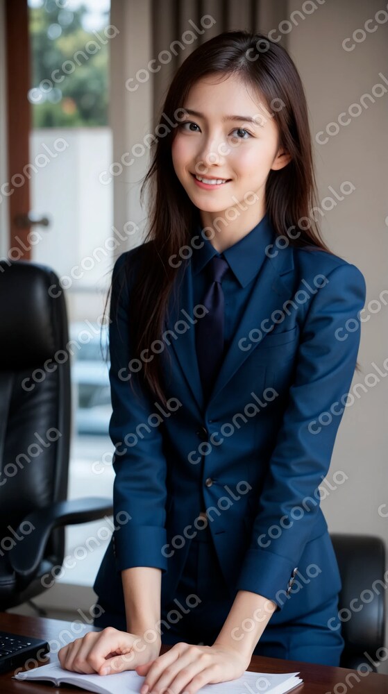 ビジネス用素材－オフィスで働く女性③
