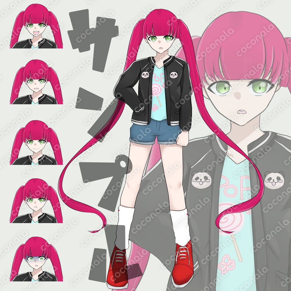 TRPGに使えるスカジャンツインテール女子
