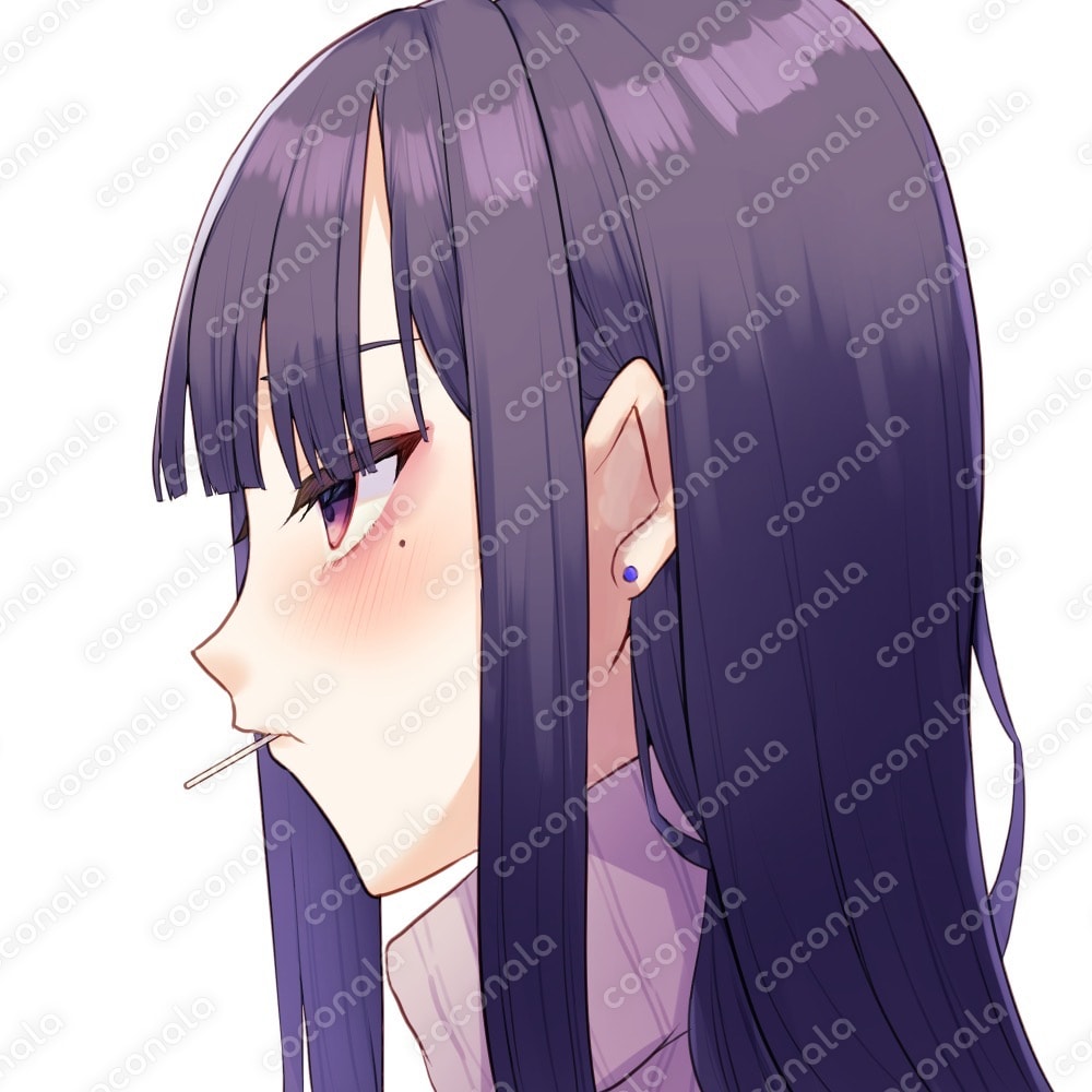 SNSなどに使えるアイコン(かっこいい女の子)
