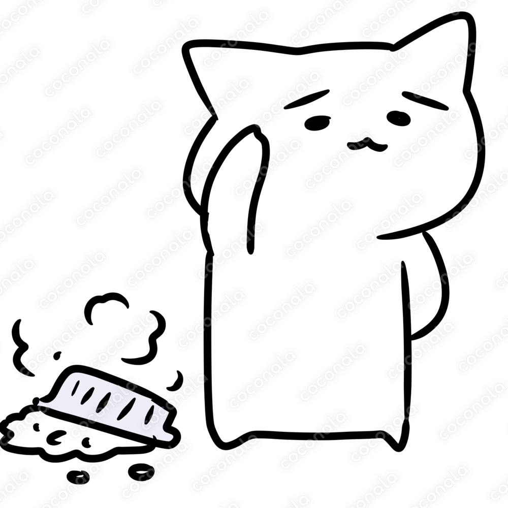 パックご飯が熱くて手を滑らす