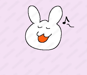 商用利用可能！うさぎのリラックスアイコンイラスト