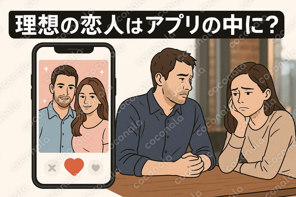 マッチングアプリの記事に使えるカバー画像