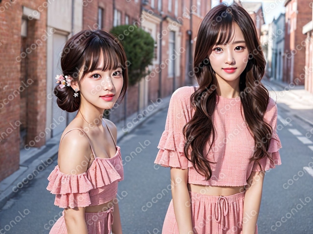 ＊Doppelgangers in the City＊Generative AIが映す奇跡の写真素材