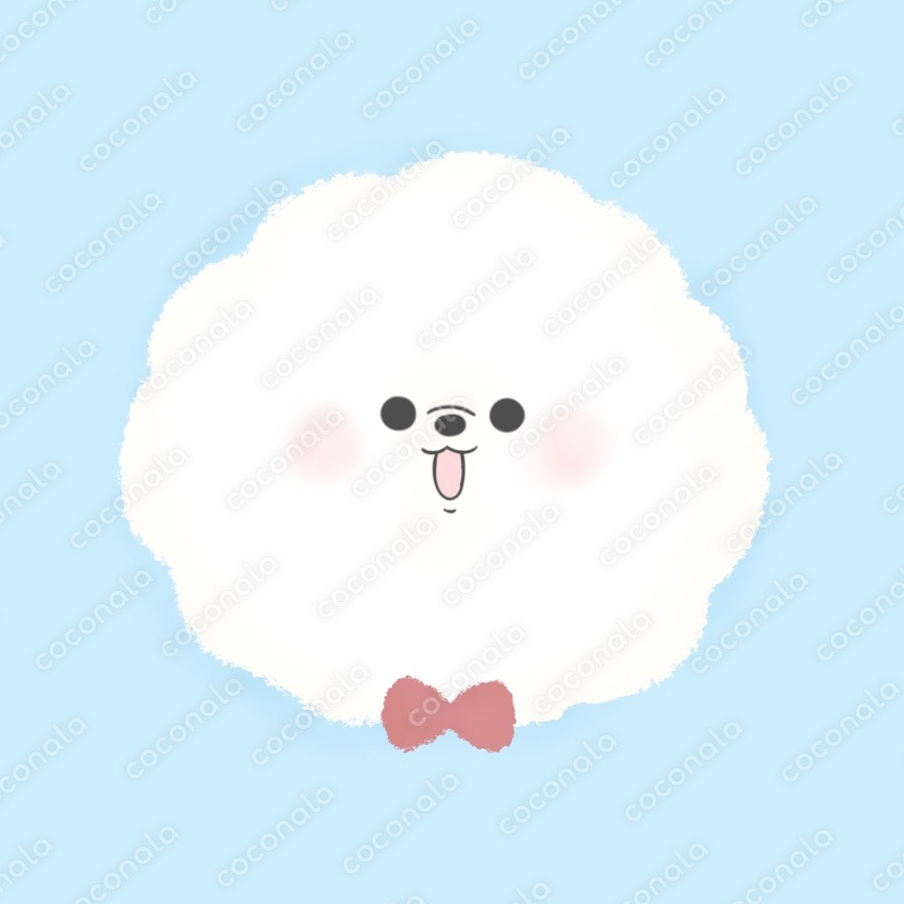 わんちゃんアイコン　ビションフリーゼ