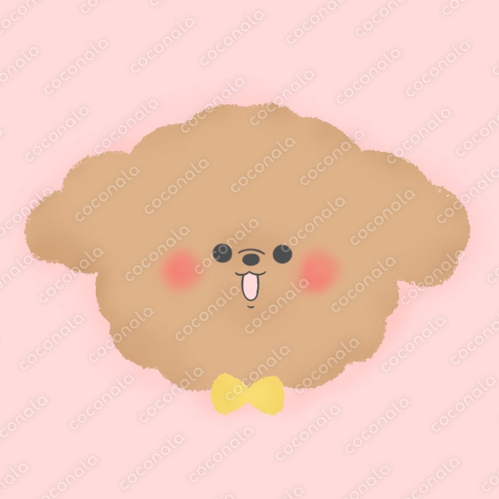 わんちゃんアイコン　トイプードル