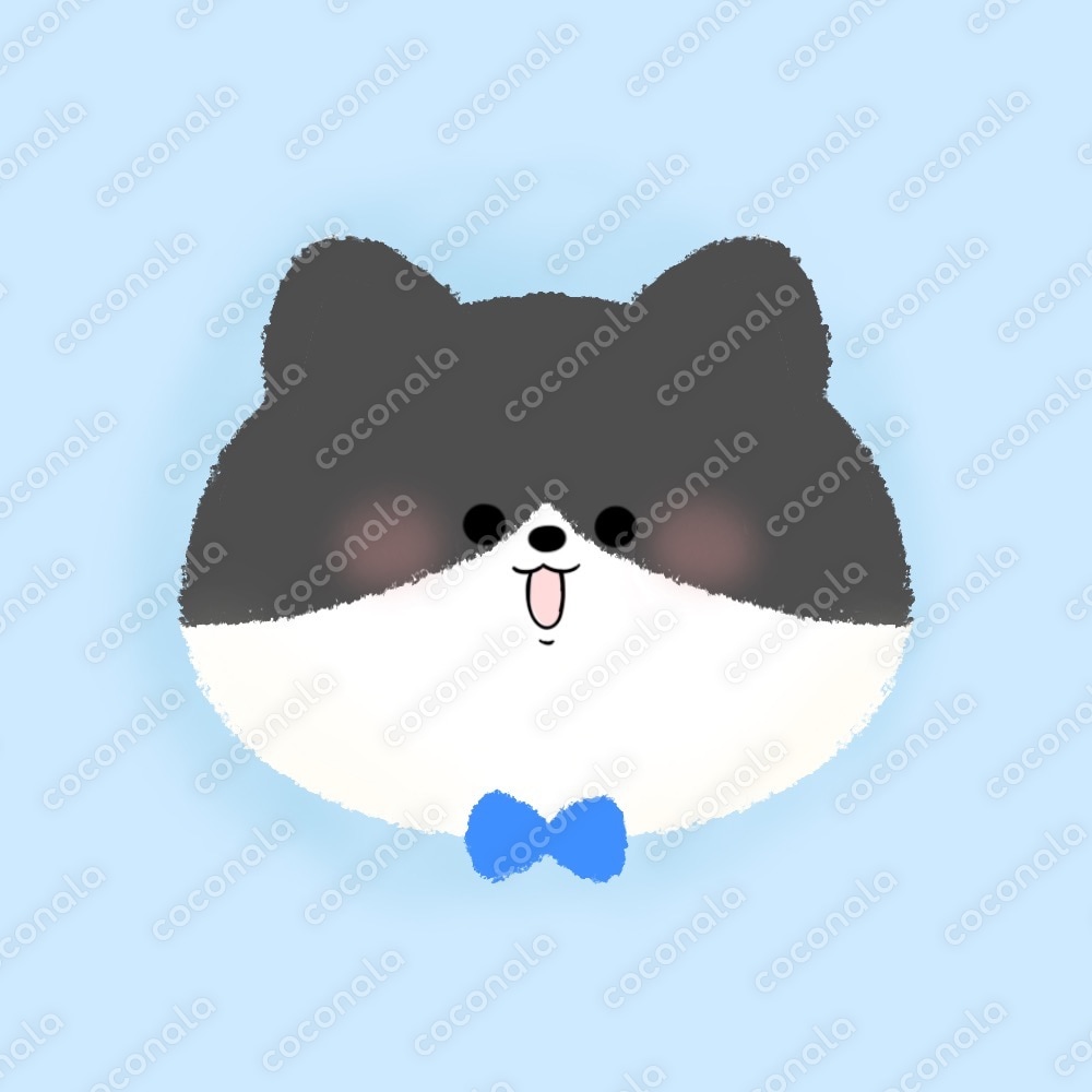 ねこちゃんアイコン　ハチワレ