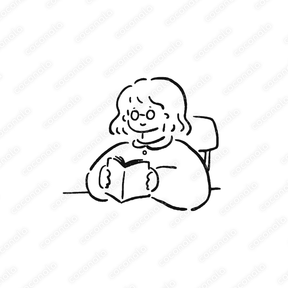 おしゃれな女の子のイラスト②｜アイコン