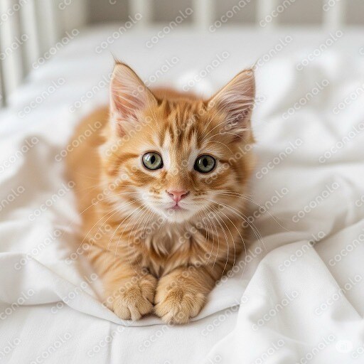 【AI猫画像】茶トラ子猫の画像素材｜POP・SNS用に