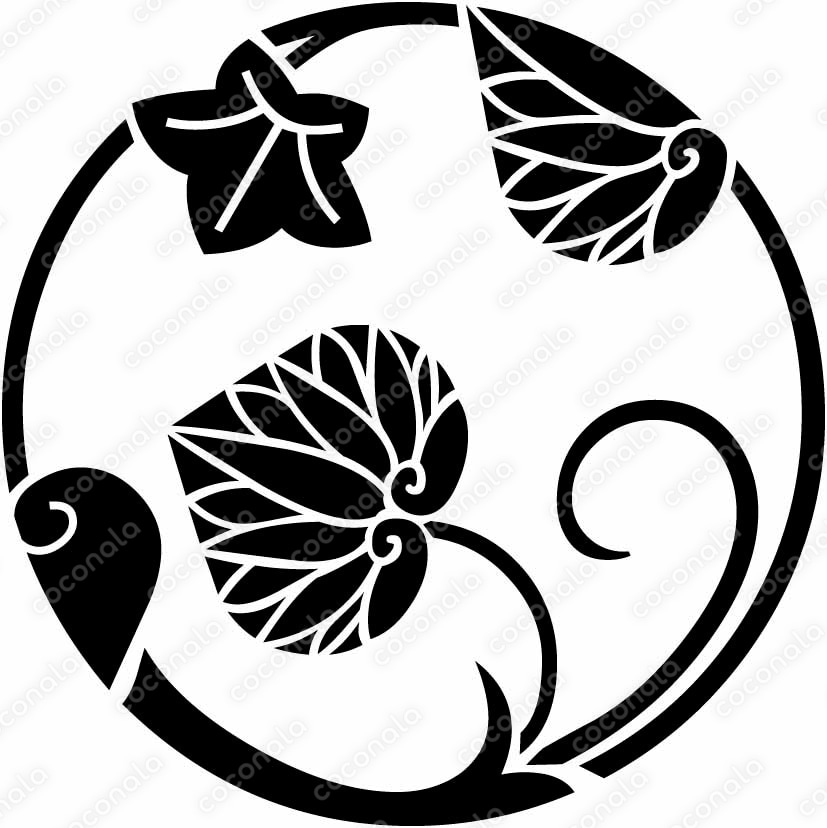 家紋　葵の丸（２）