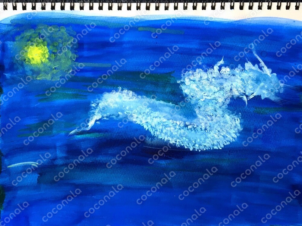 深い闇をも浄化するイラスト
