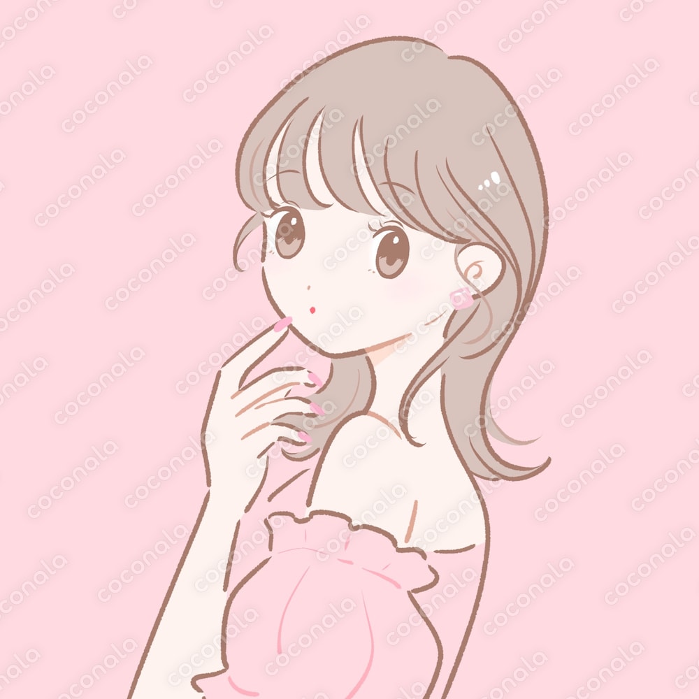 アイコンに使える女の子イラスト