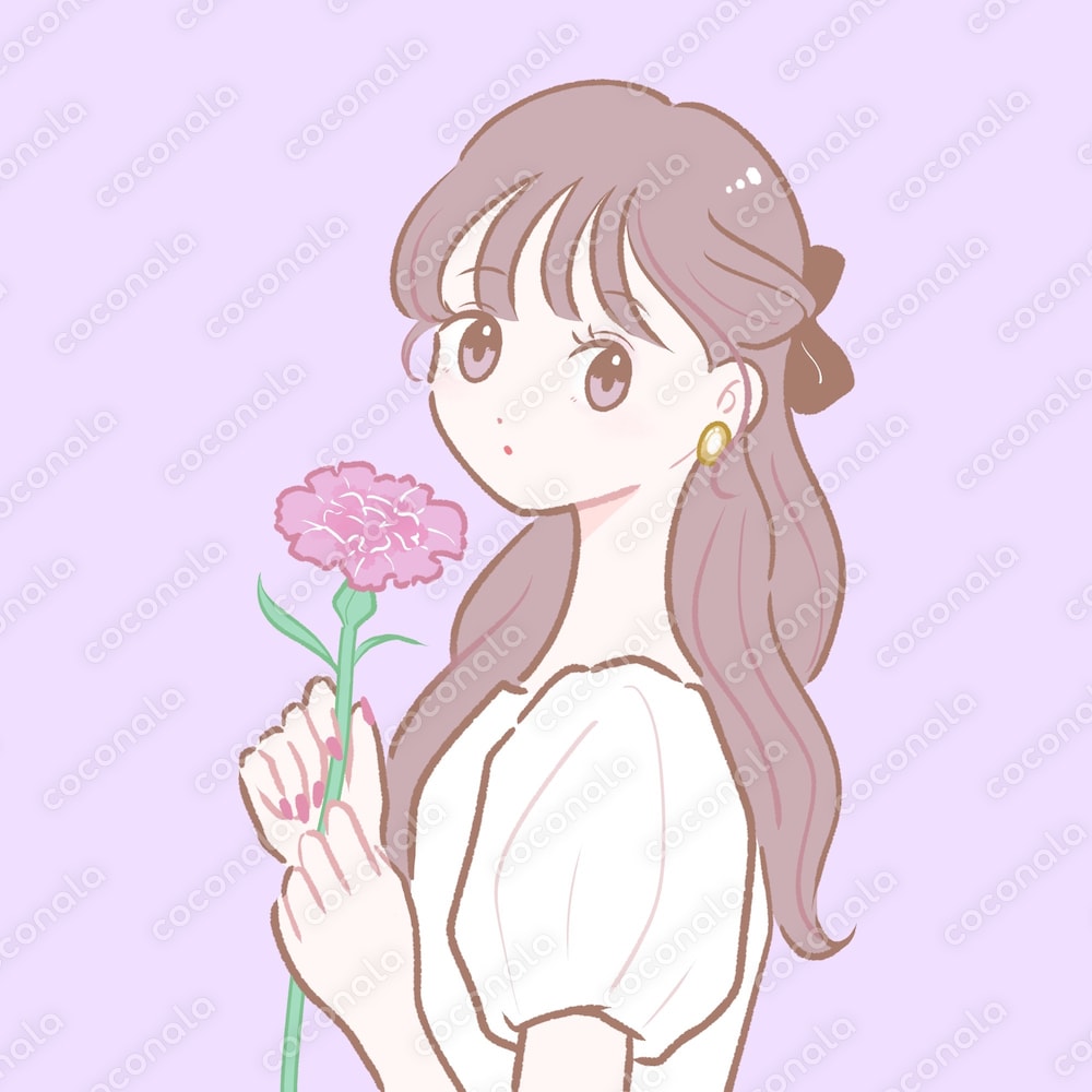 アイコンに使える女の子イラスト