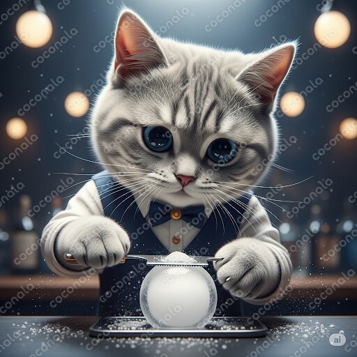 猫バーテンの丸氷仕込