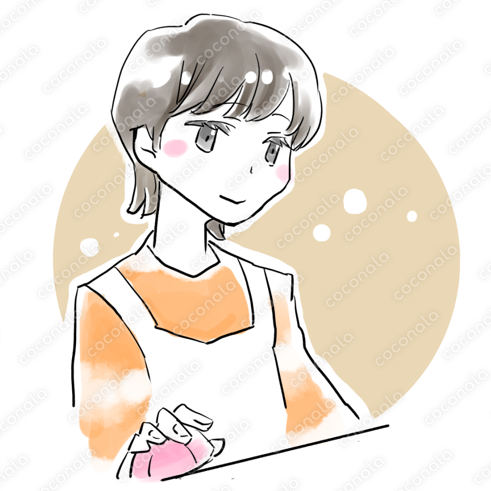 働く女性のアイコン４