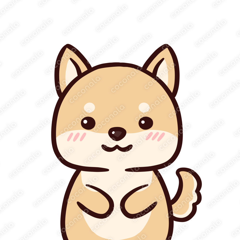 柴犬　ゆるかわ動物アイコン