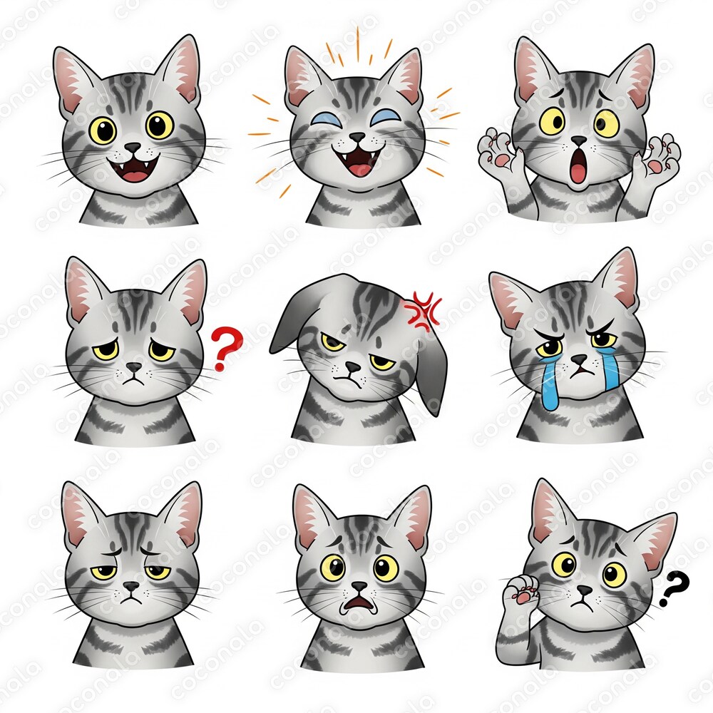 子猫のスタンプ２