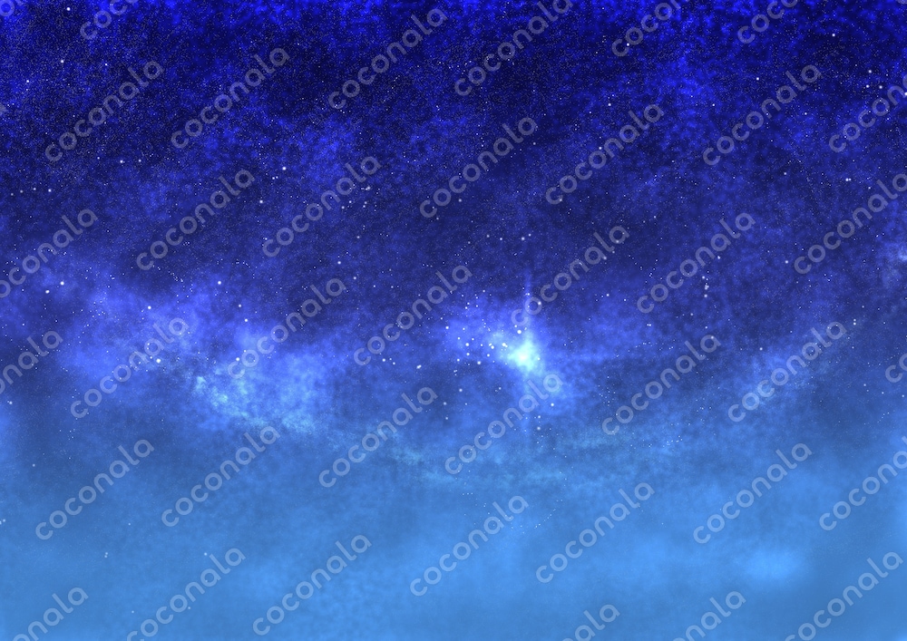星雲と夜空