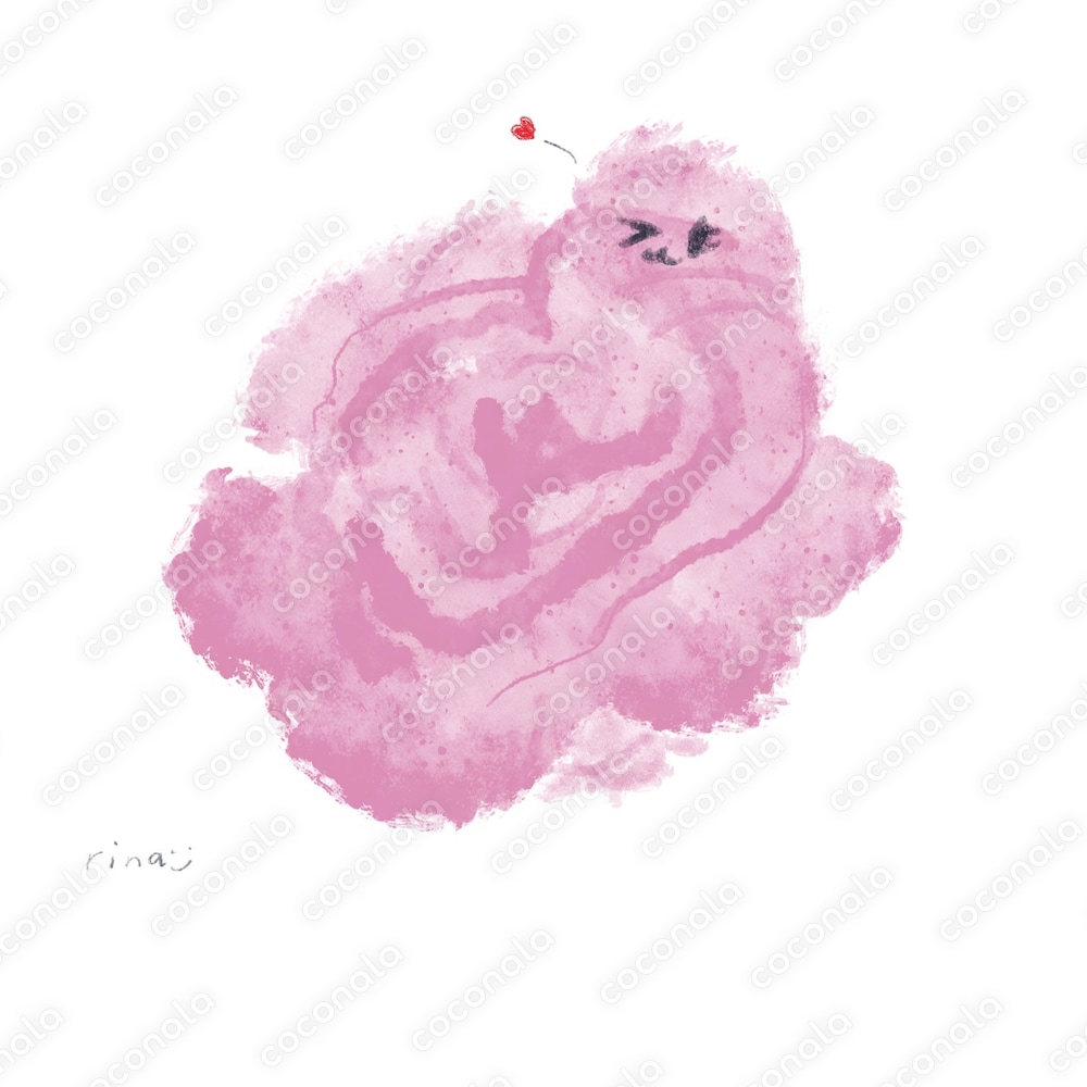 【御守絵】Rose Baby