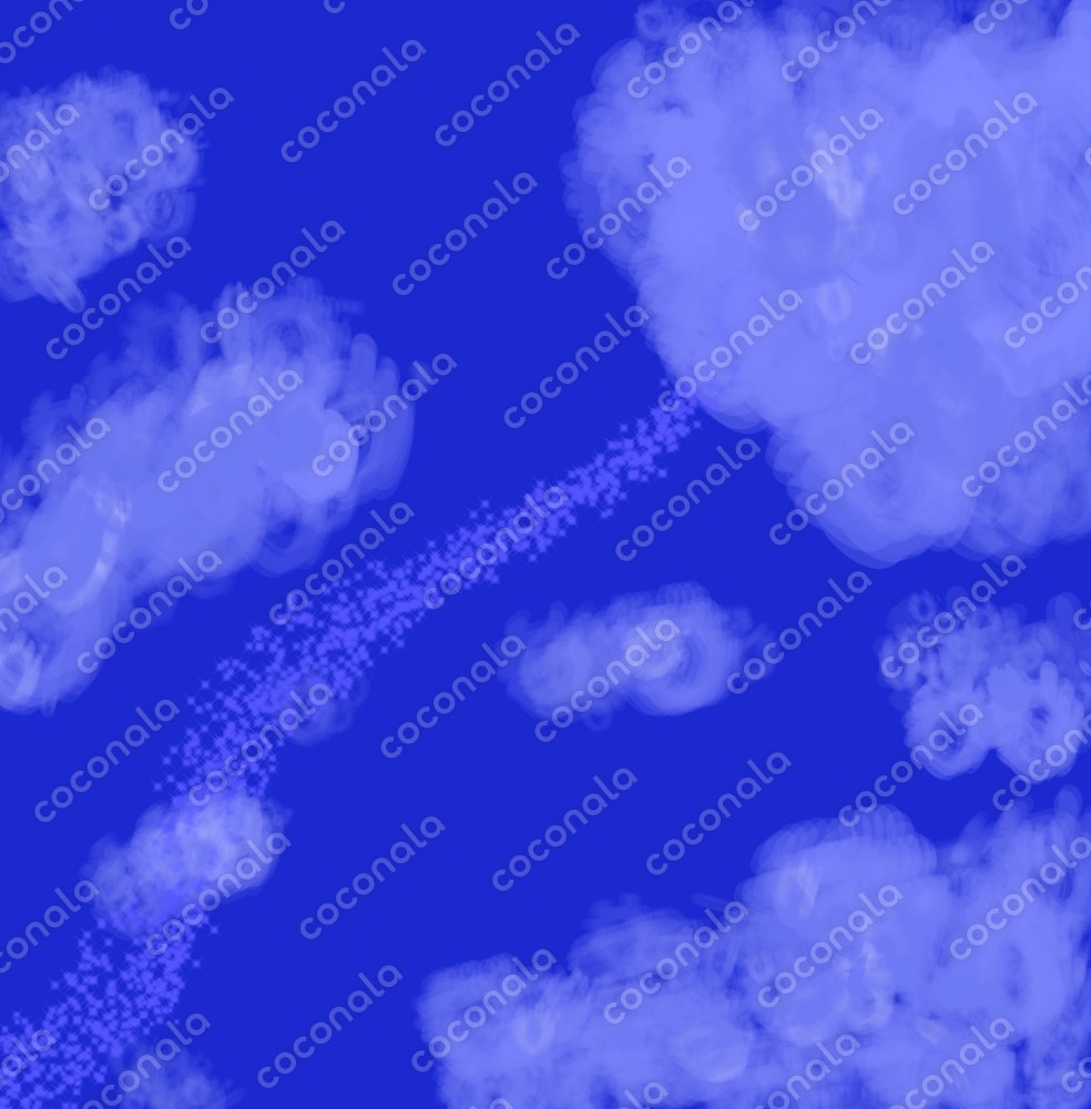 子供が描く青空