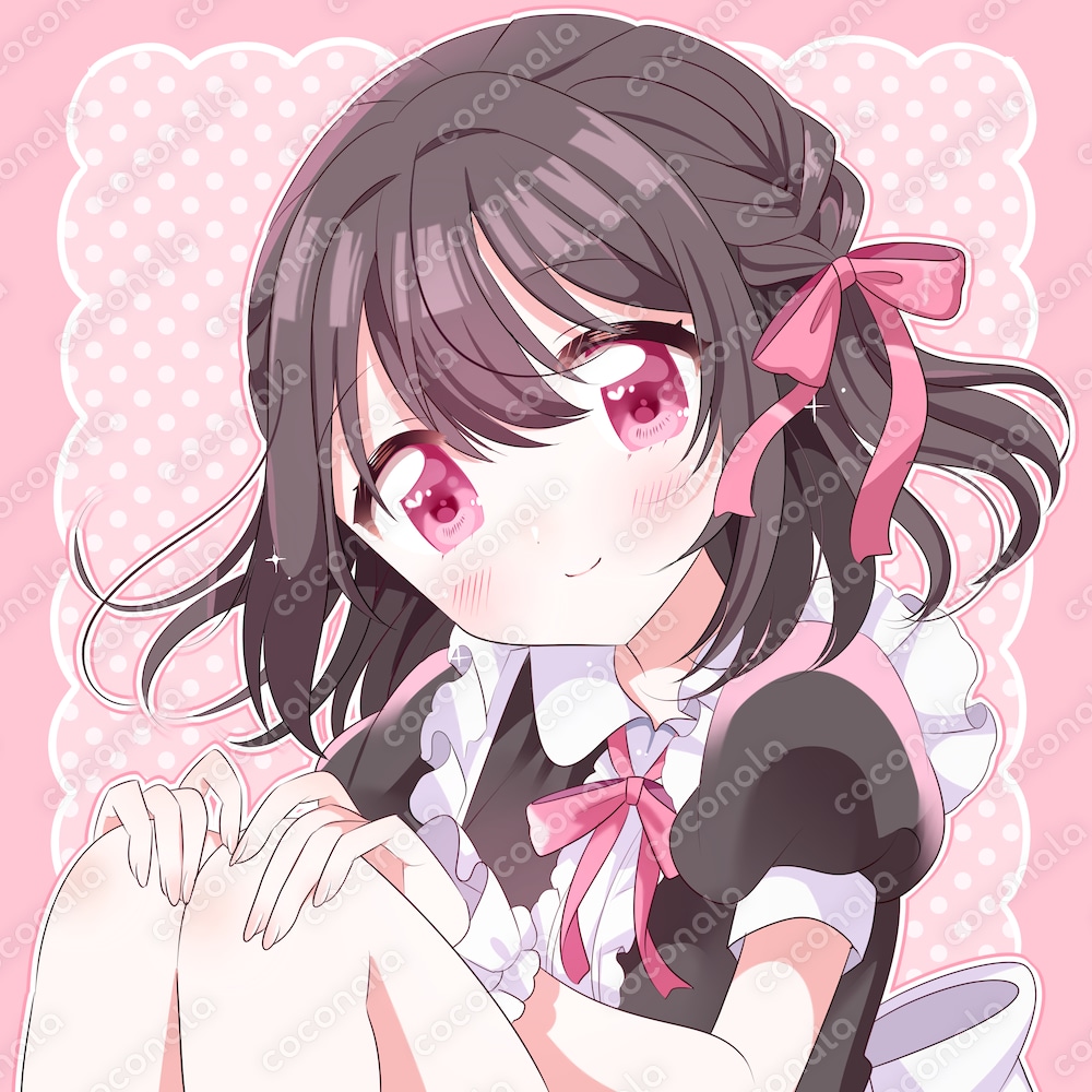 アイコンイラスト🎀maid costume🎀