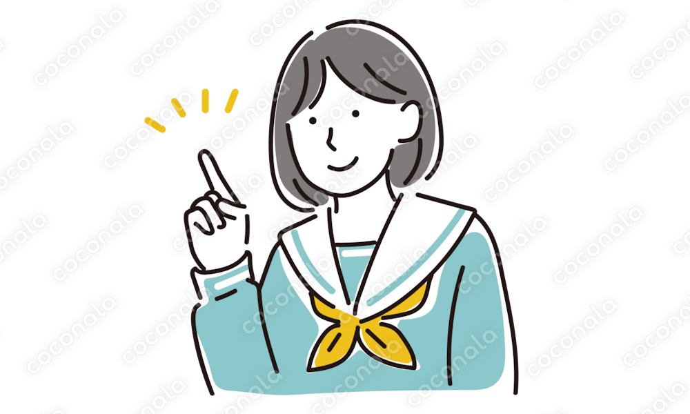 ＜おしゃれな線画イラスト＞学校関連に使えるイラスト素材