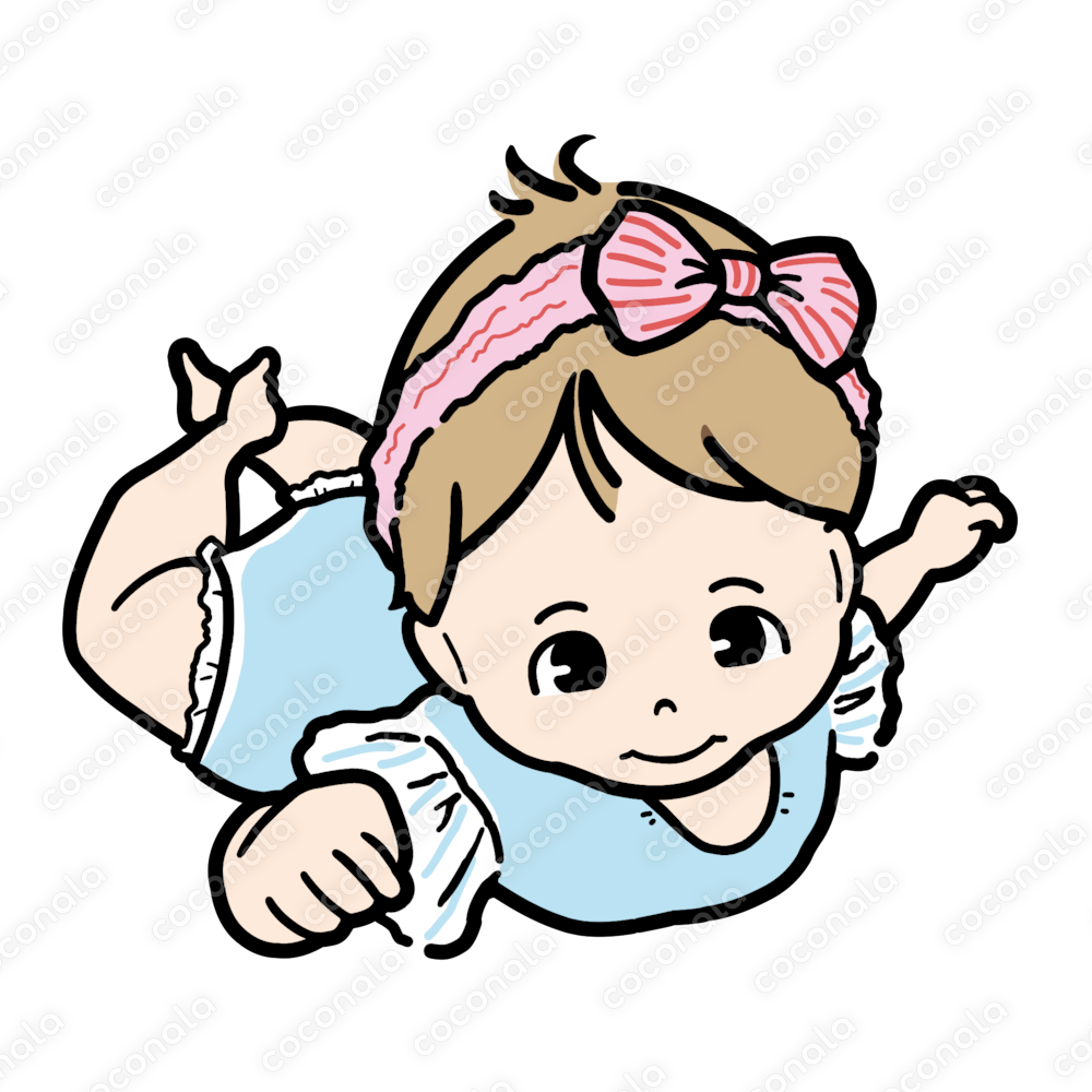 赤ちゃん、ベビーのイラスト