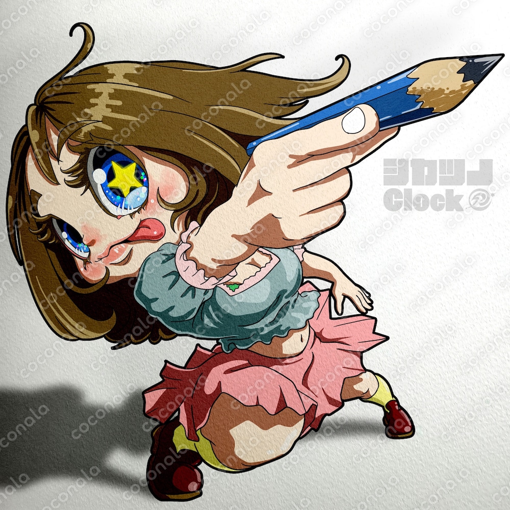 動きのあるSDオリジナルキャラクラー
