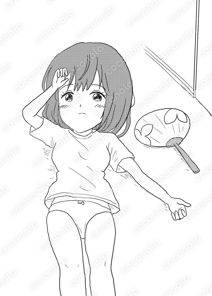 女の子の下着姿