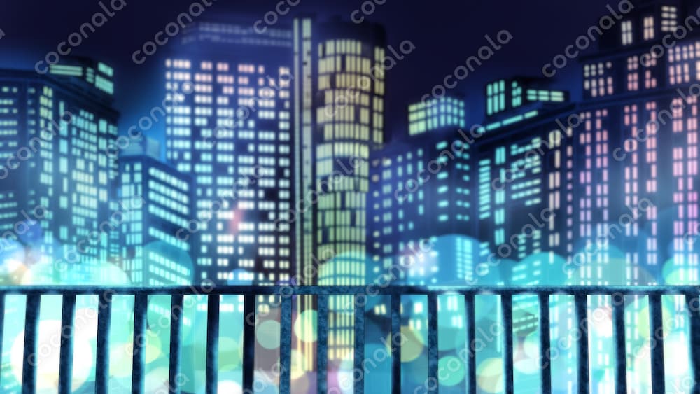背景素材　都会の夜景