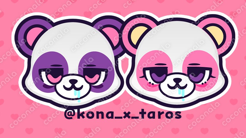 レトロかわいいキャラクターイラスト