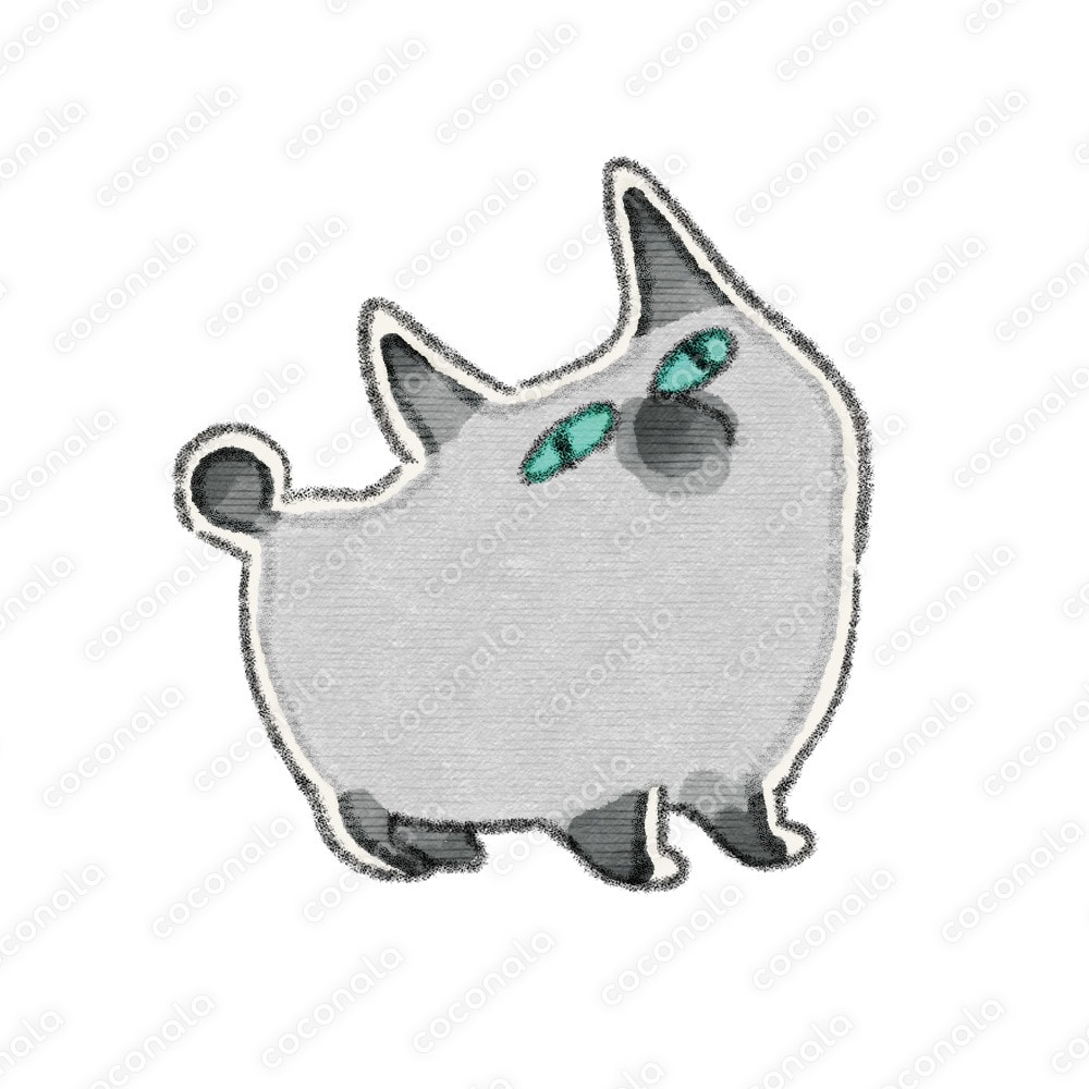 目立つ！かわいいにゃんこのアイコンイラスト