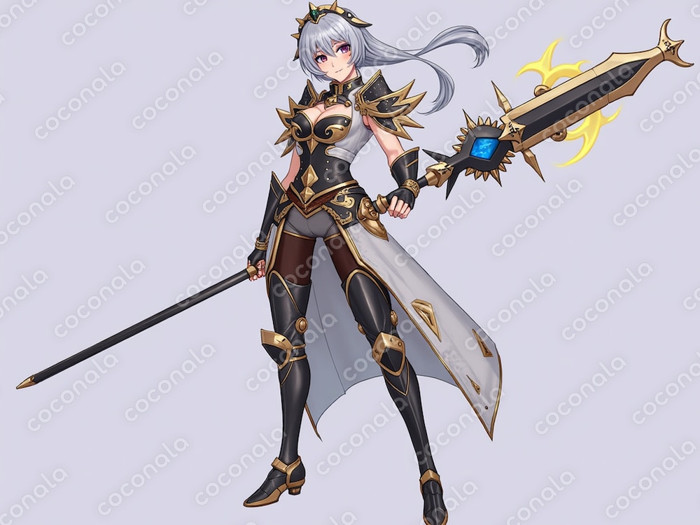SF女性アニメキャラクター画像素材