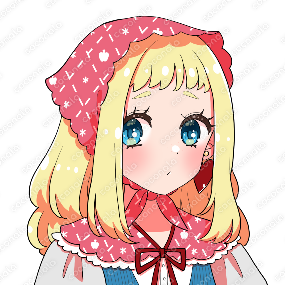 アイコンに使える女の子のイラスト