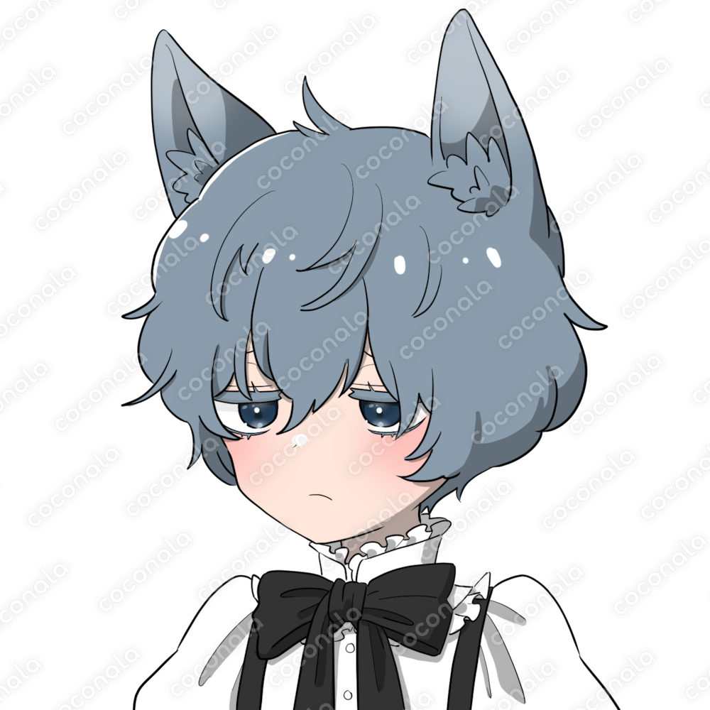 アイコンに使えるケモ耳イラスト