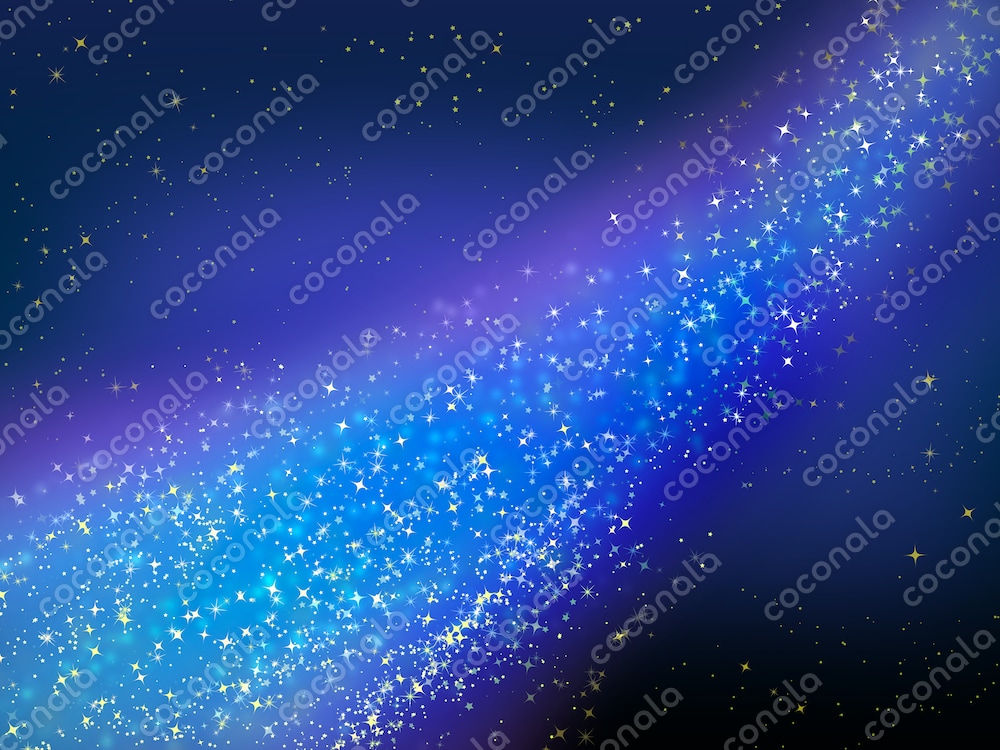 天の川の背景イラスト3