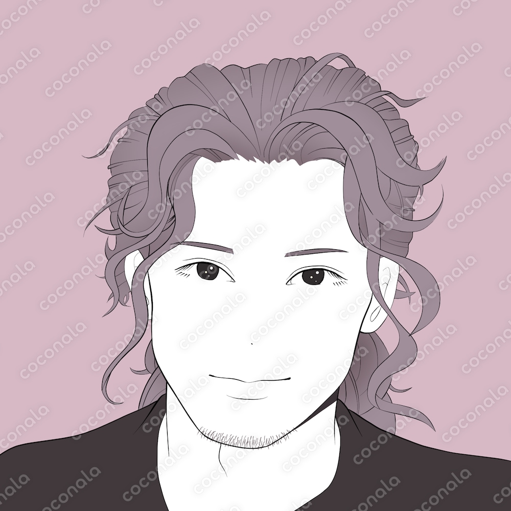 【商用利用OK】イケメン似顔絵アイコン