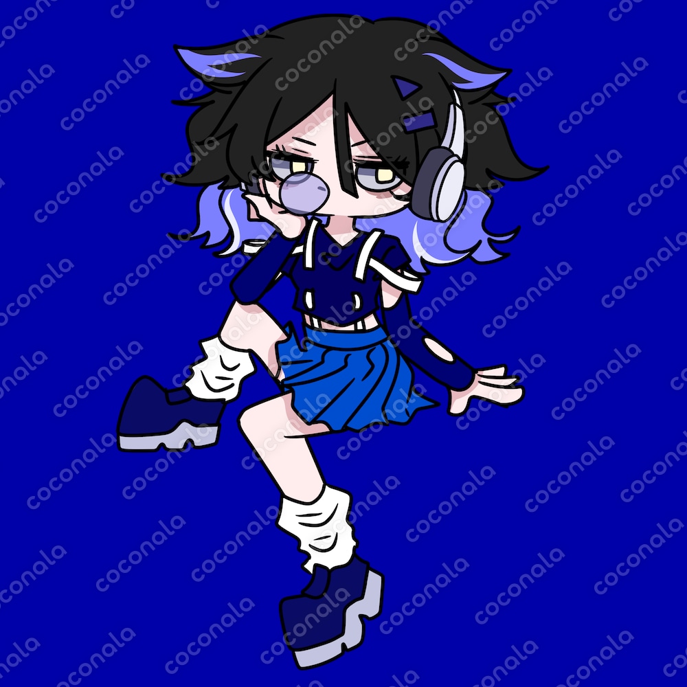 アイコンイラスト　青